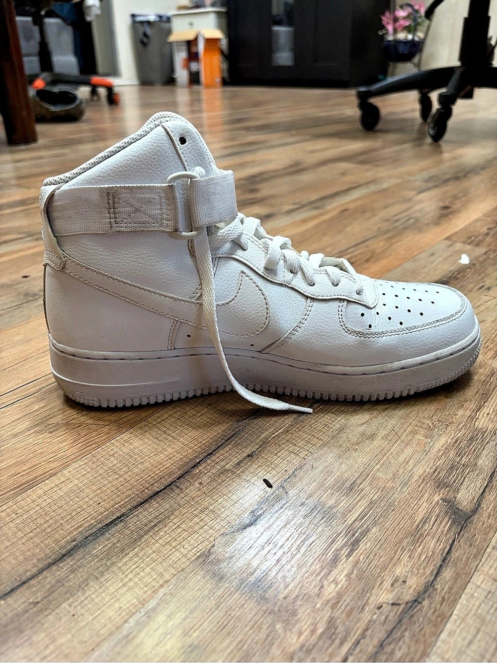 Nike Air Force 1 High-Top Sneakers White US 9